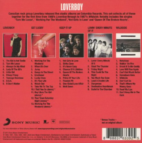 Loverboy: Original Album Classics: Loverboy [5CD]