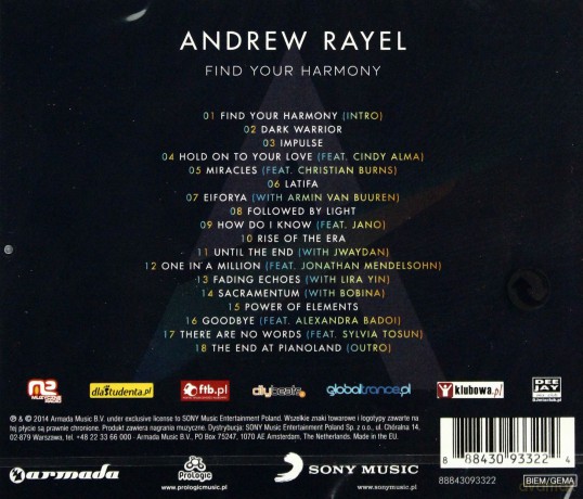Andrew Rayel: Find Your Harmony [CD]