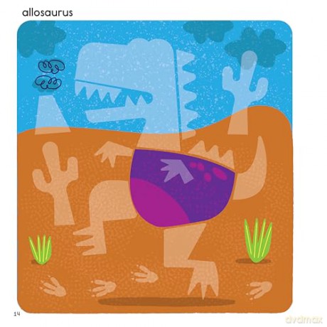 First Fun Sticker Painting: Dinosaurs: 12 Colorful Scenes to Create - Edward Miller [KSIĄŻKA]