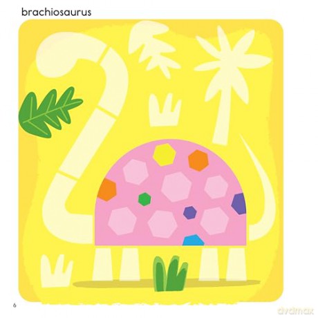 First Fun Sticker Painting: Dinosaurs: 12 Colorful Scenes to Create - Edward Miller [KSIĄŻKA]