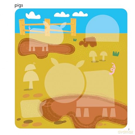 First Fun: Sticker Painting Farm Animals: 12 Colorful Scenes to Create - Edward Miller [KSIĄŻKA]