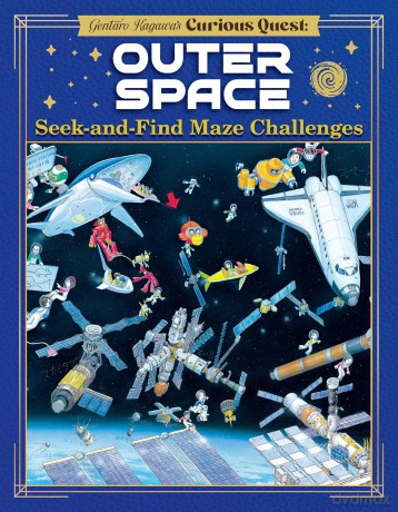 Gentaro Kagawa's Curious Quest: Outer Space: Seek-and-Find Maze Challenges (Gentro Kagawa's Curious Quest) - Gentaro Kagawa [KSIĄŻKA]