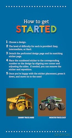 My Sticker Paintings: Trucks: 10 Massive Machines - Logan Powell [KSIĄŻKA]