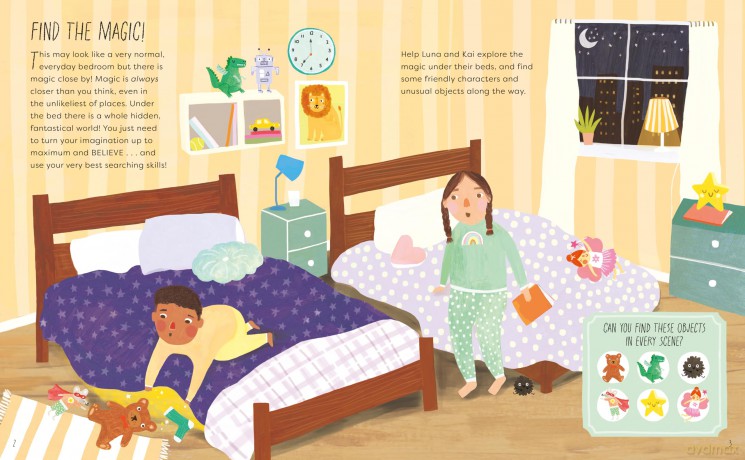 Hidden Worlds: Magic Under the Bed: Created in partnership with the Play team at Great Ormond Street Hospital - Carly Madden [KSIĄŻKA]