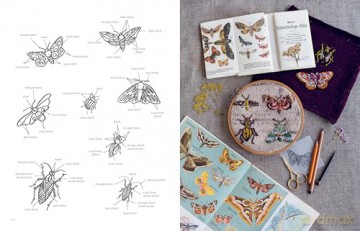 Embroidery on Knits: 18 Nature-Inspired Templates for Stitching on Wool - Judit Gummlich [KSIĄŻKA]