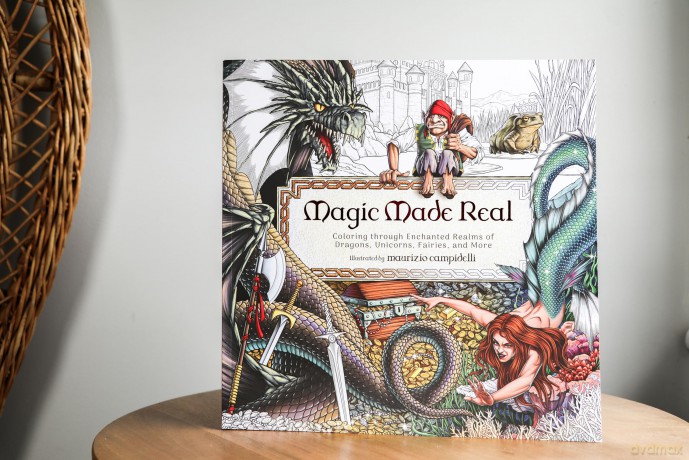 Magic Made Real: Coloring through Enchanted Realms of Dragons, Unicorns, Fairies, and More - Harper Celebrate [KSIĄŻKA]