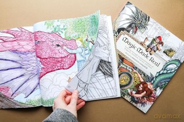 Magic Made Real: Coloring through Enchanted Realms of Dragons, Unicorns, Fairies, and More - Harper Celebrate [KSIĄŻKA]