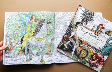 Magic Made Real: Coloring through Enchanted Realms of Dragons, Unicorns, Fairies, and More - Harper Celebrate [KSIĄŻKA]