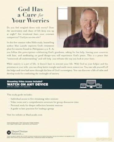 Anxious for Nothing Bible Study Guide plus Streaming Video, Updated Edition: Finding Calm in a Chaotic World - Max Lucado [KSIĄŻKA]