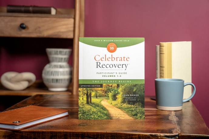 Celebrate Recovery Volumes 1-4 Participant's Guide Updated Edition, The Journey Begins | Softcover: A Program for Implementing a Christ-Centered Recovery Ministry in Your Church - John Baker [KSIĄŻKA]