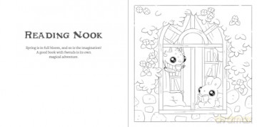 Bunnehs and Dwagons: Hygge Colouring In Scenes with Kawaii Characters - Heather Gross [KSIĄŻKA]