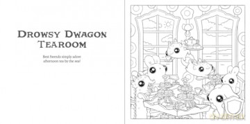Bunnehs and Dwagons: Hygge Colouring In Scenes with Kawaii Characters - Heather Gross [KSIĄŻKA]