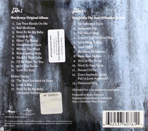 Bon Jovi: New Jersey (limited deluxe) [2CD]