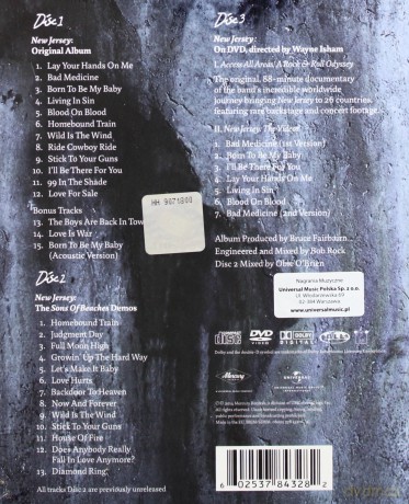 Bon Jovi: New Jersey (super deluxe) [2CD]+[DVD]