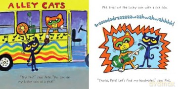 Pete the Cat Rocks On!: Includes Over 30 Stickers! - James Dean [KSIĄŻKA]