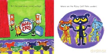 Pete the Cat Rocks On!: Includes Over 30 Stickers! - James Dean [KSIĄŻKA]
