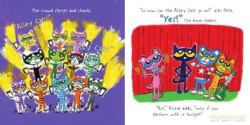 Pete the Cat Rocks On!: Includes Over 30 Stickers! - James Dean [KSIĄŻKA]