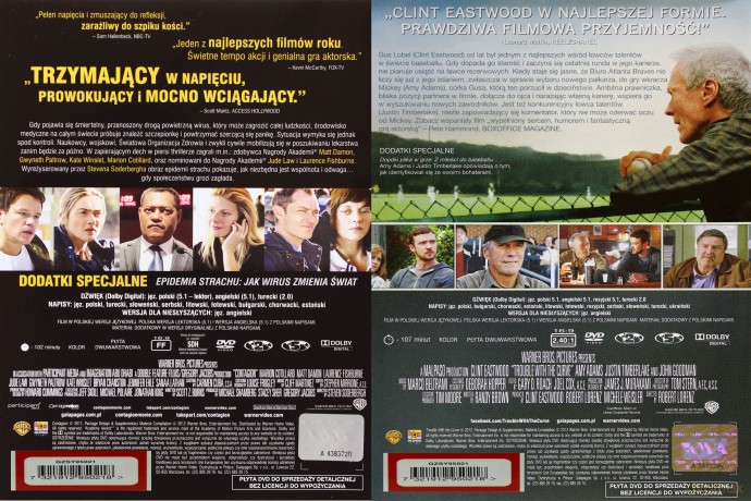 Hity Warner Bros Kolekcja: Dopóki piłka w grze/Contagion - Epidemia Strachu [BOX] [2DVD]