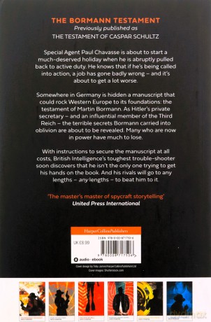 The Bormann Testament: The pulse-pounding spy action thriller novel for 2025 by the legendary Sunday Times bestselling author: Book 1 (Paul Chavasse series) - Jack Higgins [KSIĄŻKA]