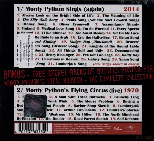 Monty Python: Monty Python Sings (AGAIN) (Deluxe) [2CD]