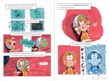 Astrochimp: A funny comic book space adventure for children from the bestselling author of Gangsta Granny - David Walliams [KSIĄŻKA]
