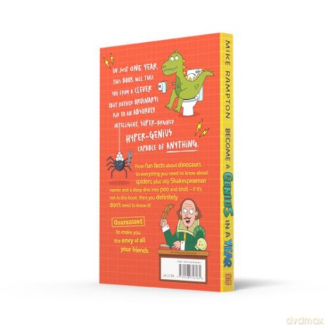 Become a Genius in a Year: Discover mind-boggling facts every day of the year in this hilarious new book! - Mike Rampton [KSIĄŻKA]