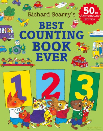 Best Counting Book Ever: Learn to count in this special 50th anniversary edition of the illustrated children's book classic - Richard Scarry [KSIĄŻKA]