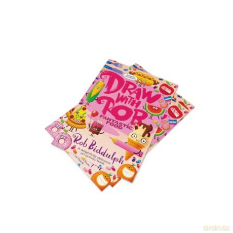 Draw With Rob: Fantastic Food: The brand-new food-themed children's activity book from bestselling Rob Biddulph filled with illustrations, drawings and fun puzzles - perfect for kids! - Rob Biddulph [KSIĄŻKA]