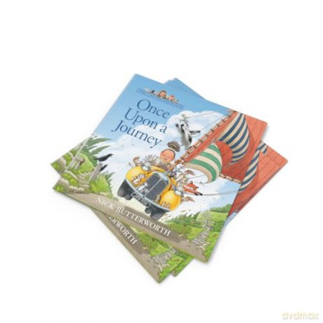 Once Upon a Journey: A funny new illustrated children's picture book about Percy the Park Keeper and his animal friends! - Nick Butterworth [KSIĄŻKA]