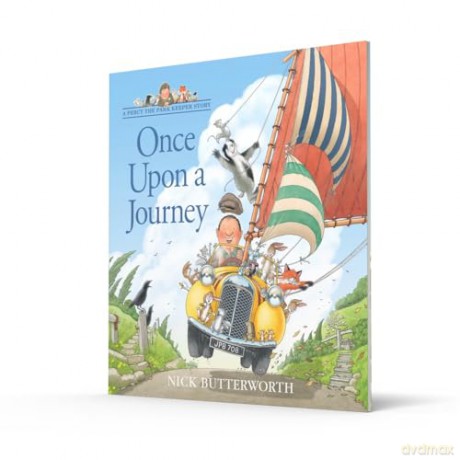 Once Upon a Journey: A funny new illustrated children's picture book about Percy the Park Keeper and his animal friends! - Nick Butterworth [KSIĄŻKA]