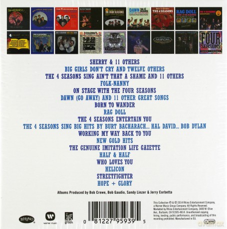Frankie Vallie & The Four Seasons: The Classic Albums Box [18CD]