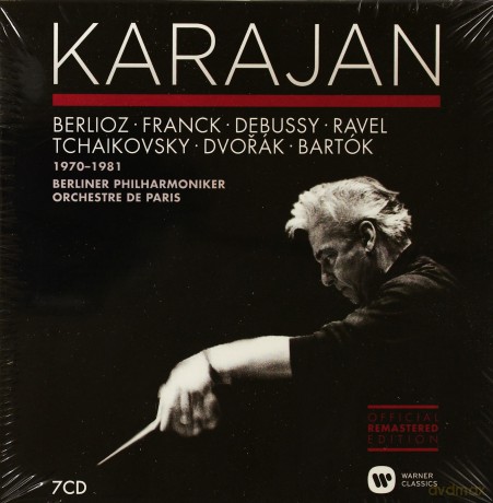 Herbert Von Karajan: The Herbert Von Karajan Collection. Berlioz/Franck/Debussy/Ravel/Tchaikovsky/Dvorak/Bartok [7CD]
