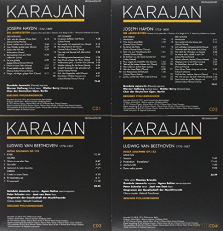 Herbert Von Karajan: The Herbert Von Karajan Collection. Haydn/Beethoven/Brahms - Choral Music (POST 1970) [5CD]