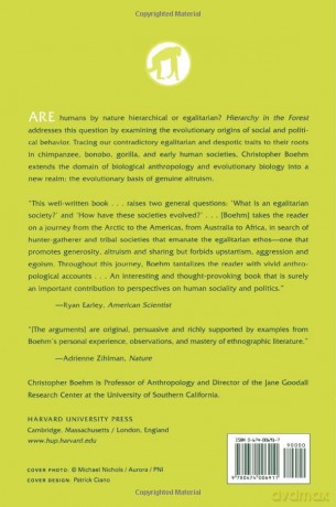 Hierarchy in the Forest: The Evolution of Egalitarian Behavior - Christopher Boehm [KSIĄŻKA]