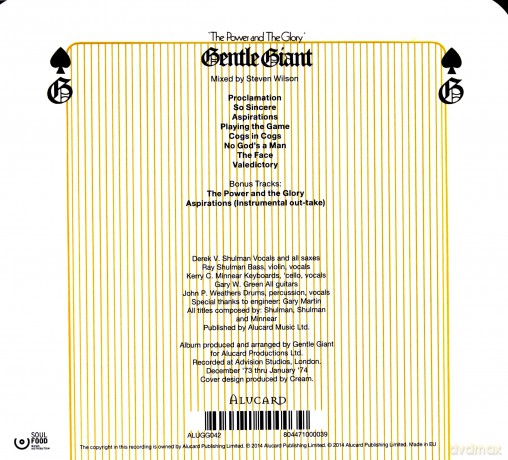 Gentle Giant: The Power And The Glory (digipack) [CD]