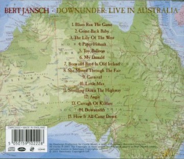 Bert Jansch: Downunder Live [CD]