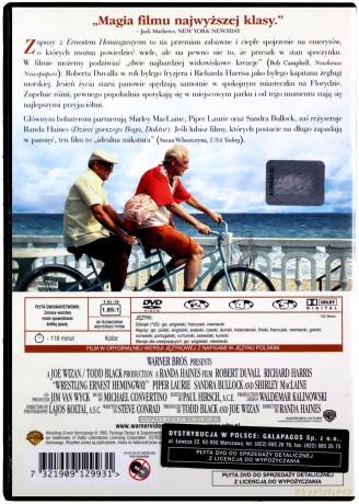 Zapasy z Ernestem Hemingwayem [DVD]