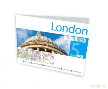 London PopOut Map: Pocket-size, pop up city map of London (PopOut Maps) - PopOut Maps [KSIĄŻKA]