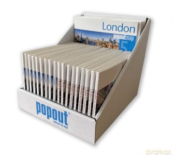 London PopOut Map: Pocket-size, pop up city map of London (PopOut Maps) - PopOut Maps [KSIĄŻKA]