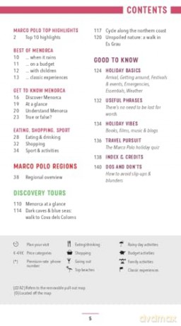 Menorca Marco Polo Pocket Guide - with pull-out map (paperback) (Marco Polo Pocket Guides) - Marco Polo [KSIĄŻKA]