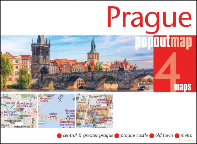 Prague PopOut Map (PopOut Maps) - PopOut Maps [KSIĄŻKA]