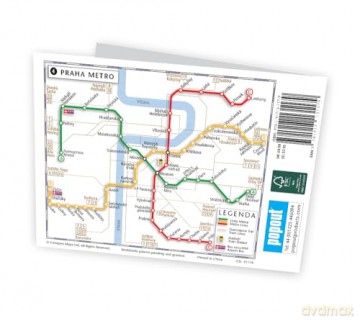 Prague PopOut Map (PopOut Maps) - PopOut Maps [KSIĄŻKA]