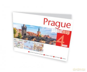 Prague PopOut Map (PopOut Maps) - PopOut Maps [KSIĄŻKA]