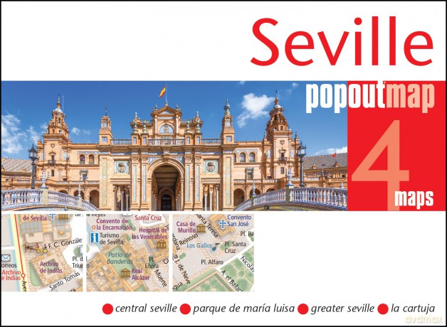 Seville PopOut Map (PopOut Maps) - PopOut Maps [KSIĄŻKA]