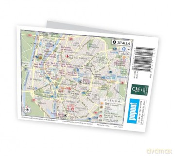 Seville PopOut Map (PopOut Maps) - PopOut Maps [KSIĄŻKA]
