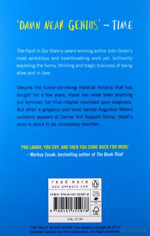 The Fault in Our Stars - John Green (okładka filmowa) [KSIĄŻKA]
