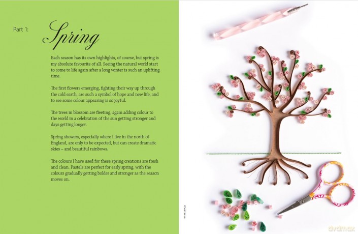 Quilling Round the Year: Beautiful Quilled Creations for Every Season - Rachel Warrillow [KSIĄŻKA]
