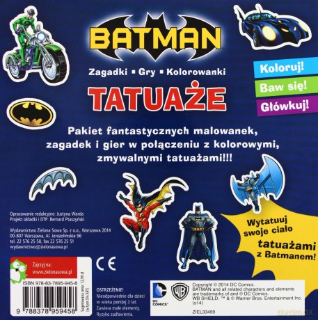 Batman. Tatuaże [KSIĄŻKA]