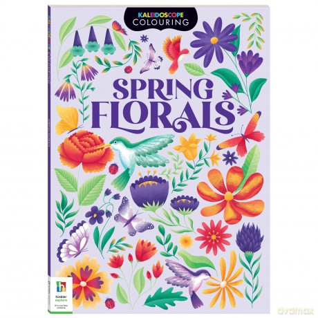Kaleidoscope Colouring Spring Florals (Flowers) [KSIĄŻKA]