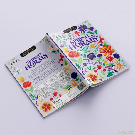Kaleidoscope Colouring Spring Florals (Flowers) [KSIĄŻKA]